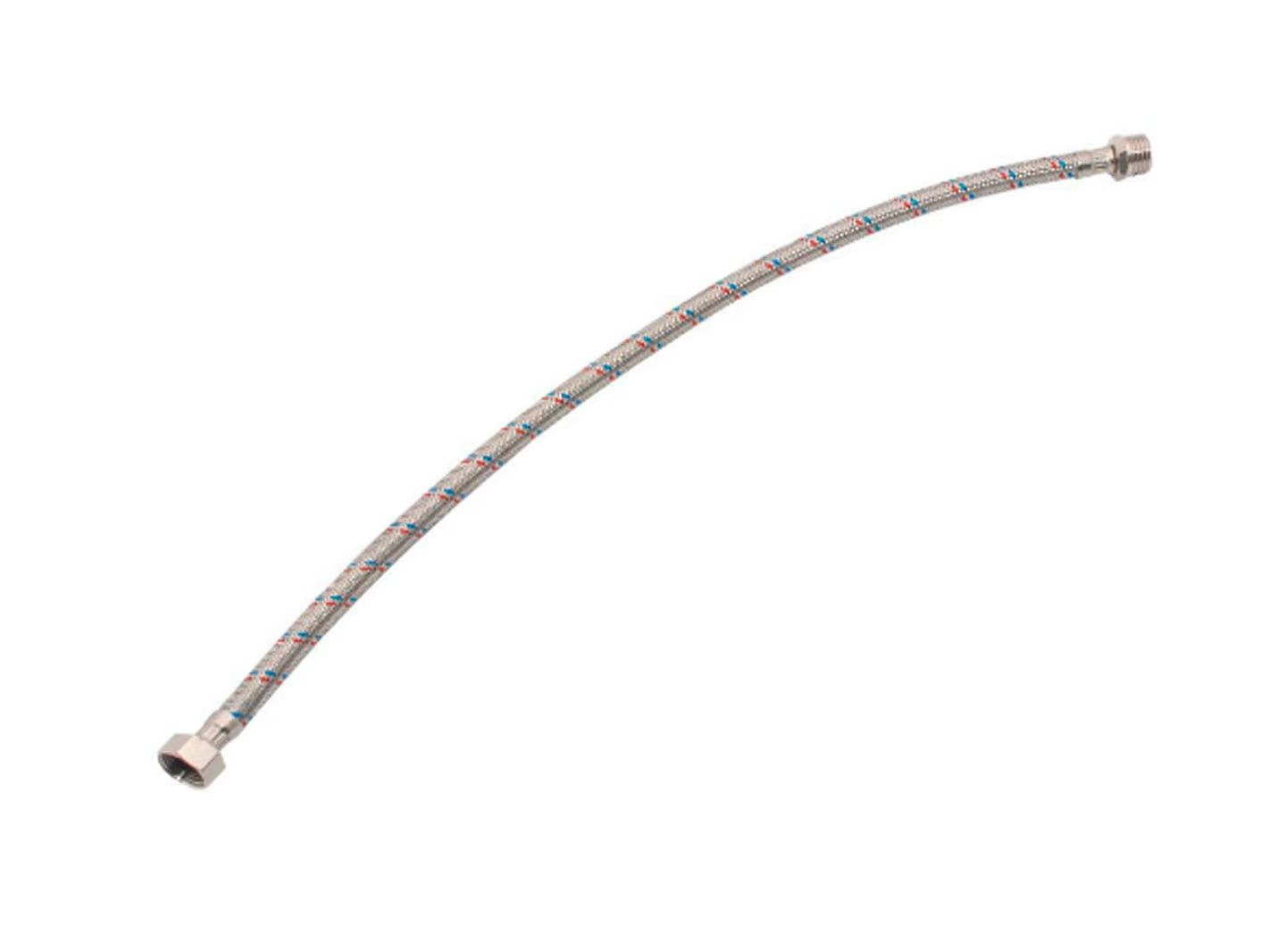 Flexible acero inoxidable 1/2 x 1/2'' HI HE 50 cm
