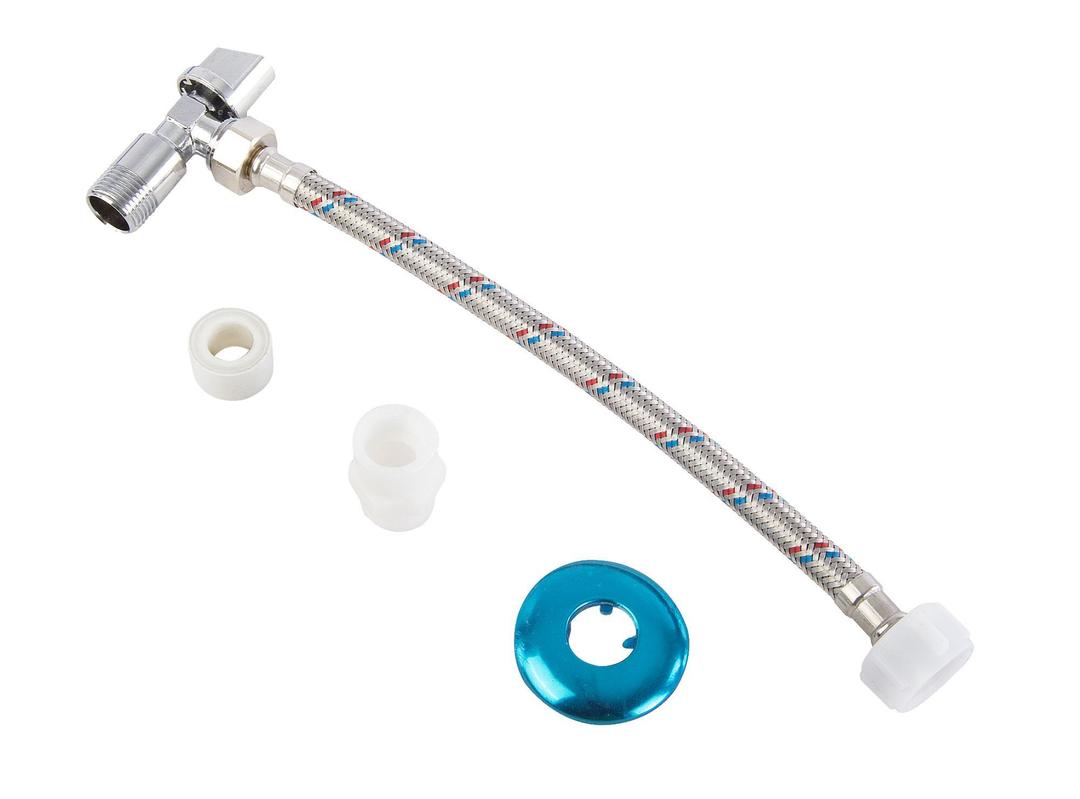 Flexible llave angular 1/2 x 7/8'' 30cm