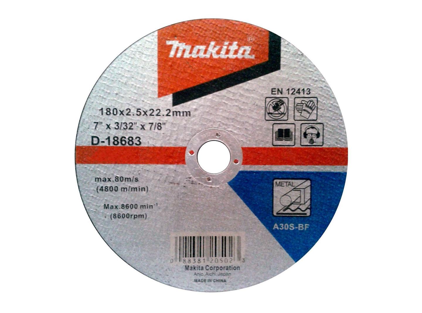 Disco corte metal 7"