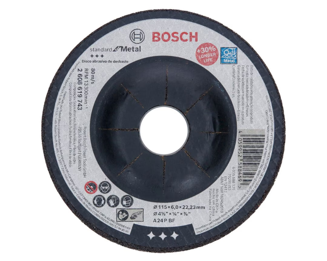 Disco de desbaste metal 4 1/2"