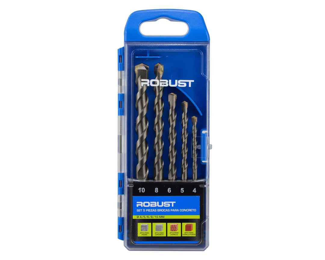Broca Set concreto 5 piezas
