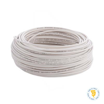 Cable evaflex 1.5mm 100 metros blanco