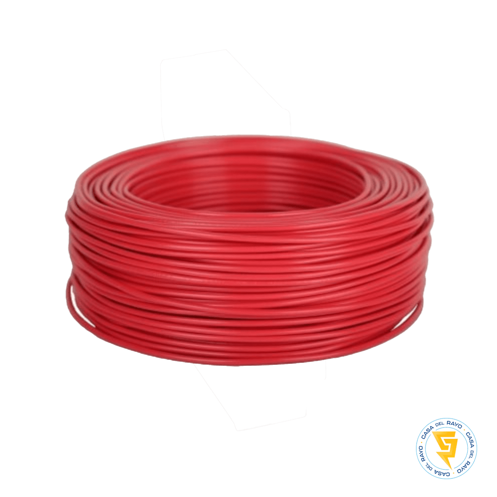 Cable evaflex 2.5mm 100 metros rojo