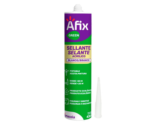 Sellador acrílico pintable 430 gr blanco