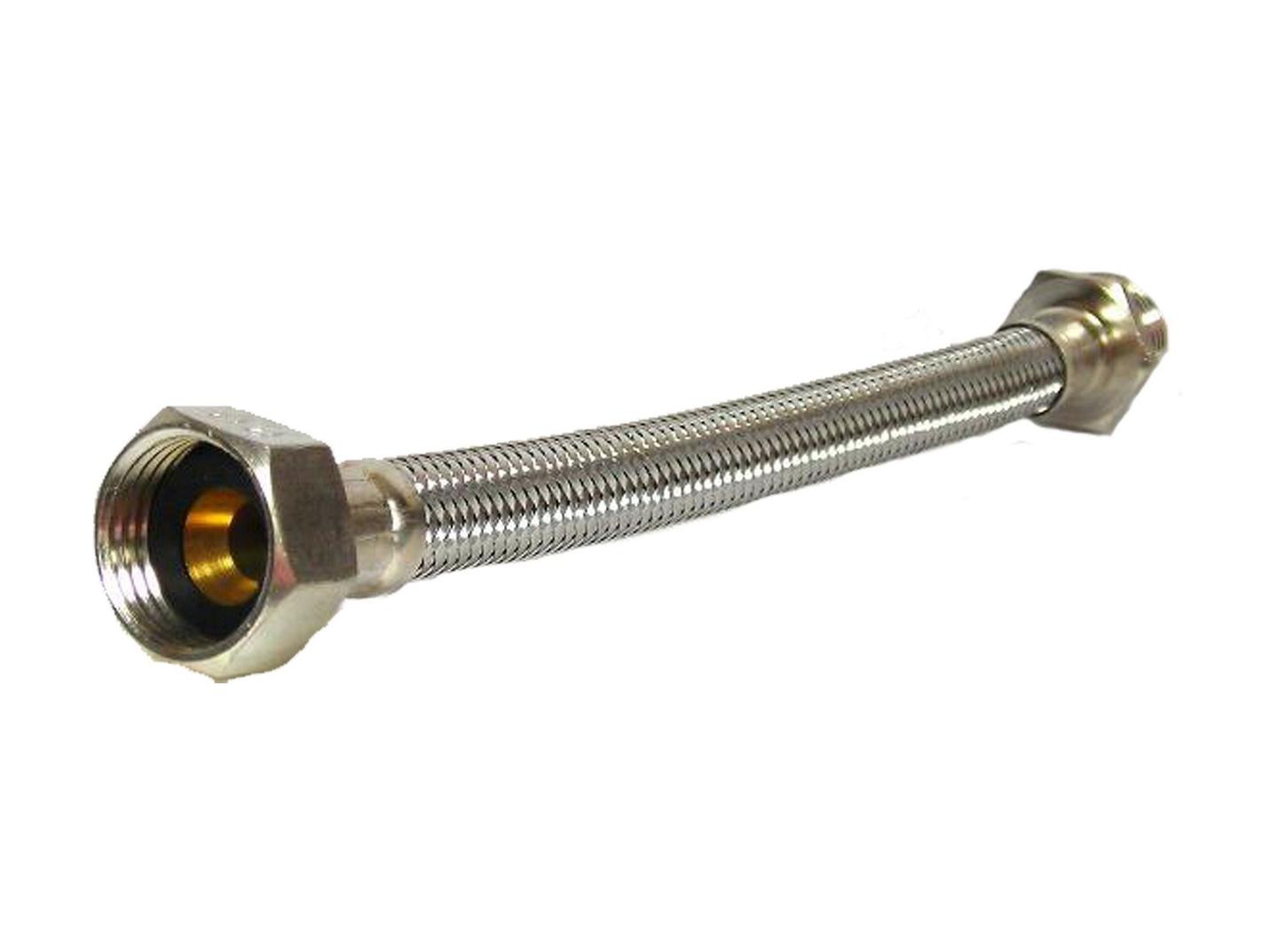 Flexible agua acero inoxidable calefont 1/2 hi x 1/2 he 20cm