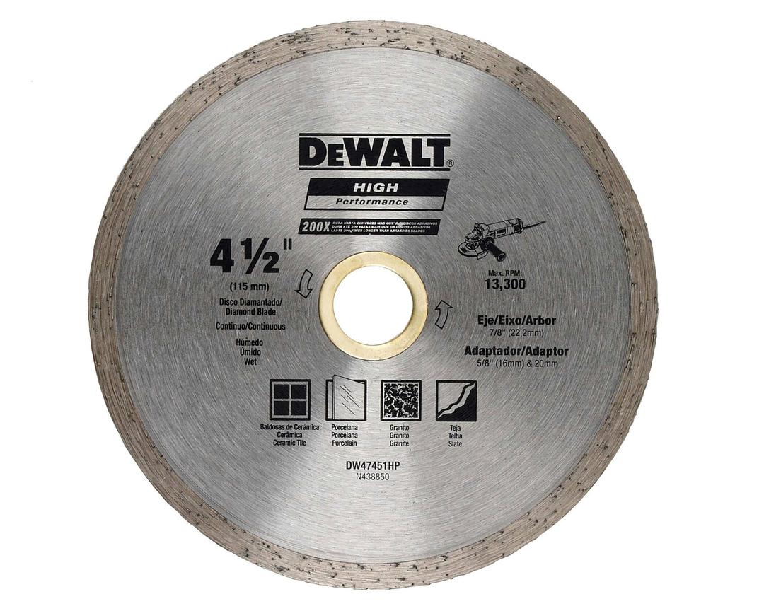 Disco diamantado continuo 4 1/2''