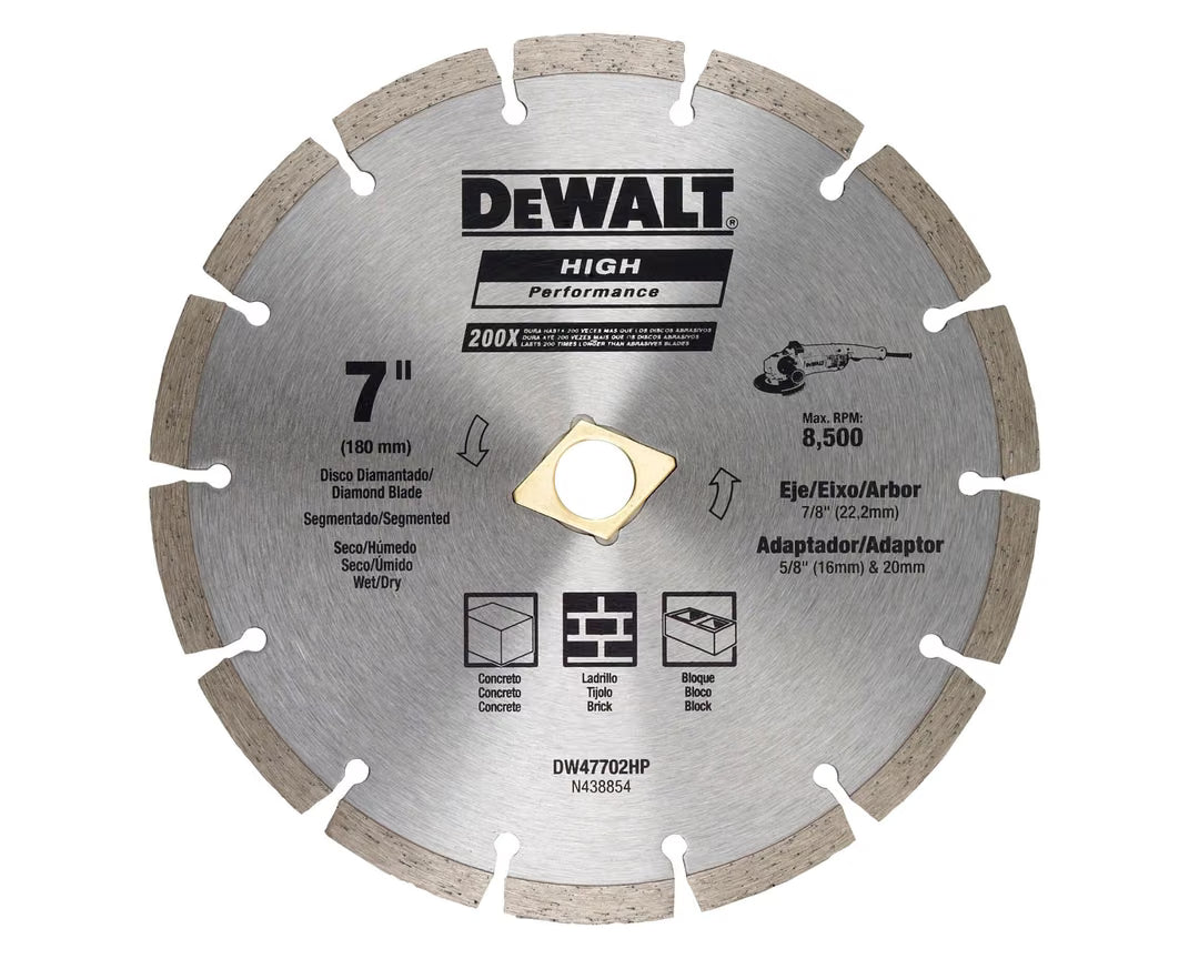 Disco diamantado segmentado 7''