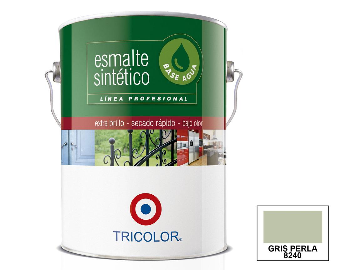 Esmalte sintético 1 galón gris perla Tricolor