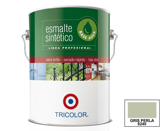 Esmalte sintético 1 galón gris perla Tricolor
