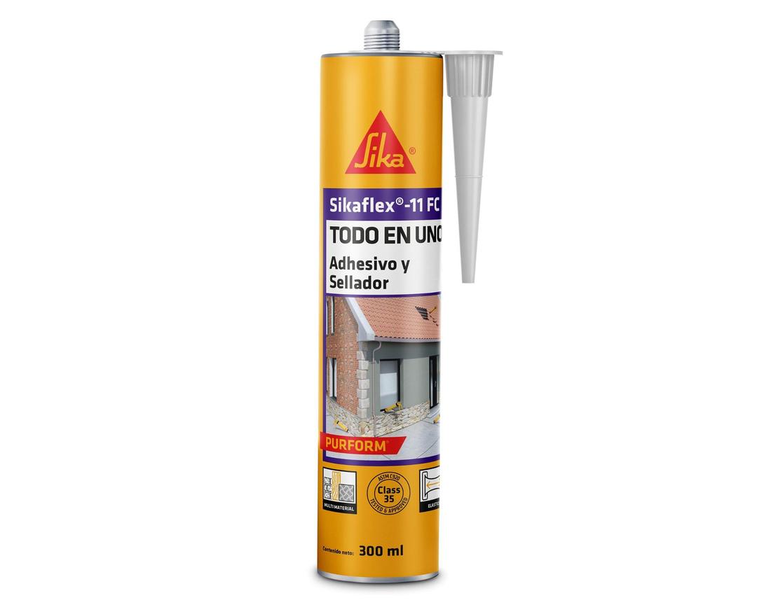 Sellador poliuretano 300 ml Sikaflex 11FC gris