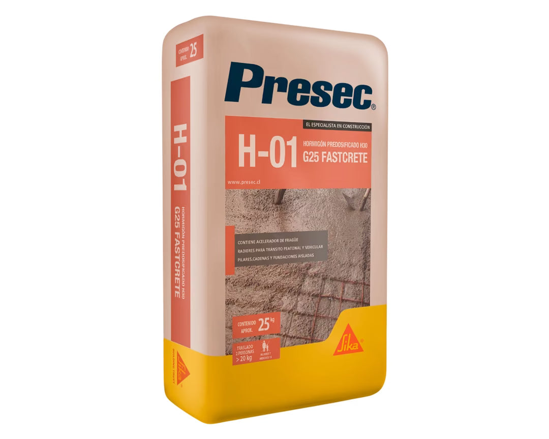 Concreto Hormigón rápido fastcrete 25 kg