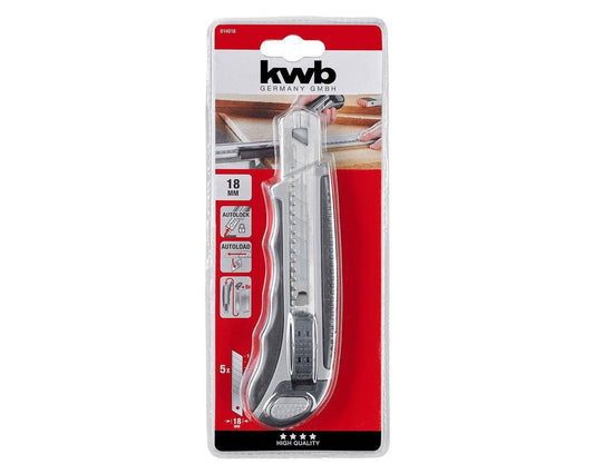 Cuchillo cartonero mango plástico KWB