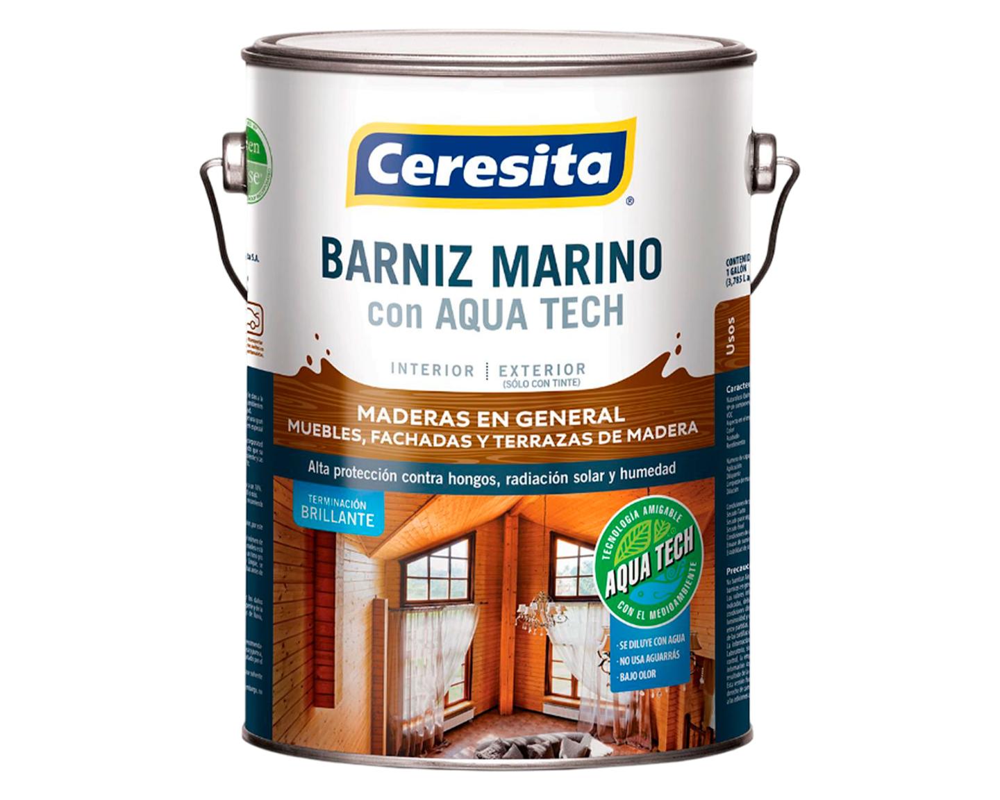 Barniz marino 1 galón natural brillante
