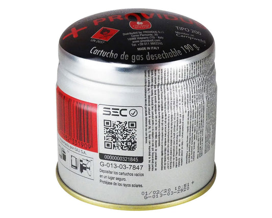 Cartucho gas 190 gr Providus