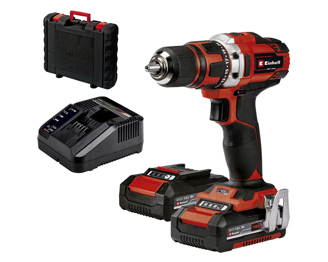 Taladro inalámbrico 18V + 2 baterías Einhell