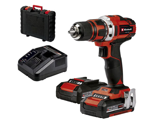 Taladro inalámbrico 18V + 2 baterías Einhell