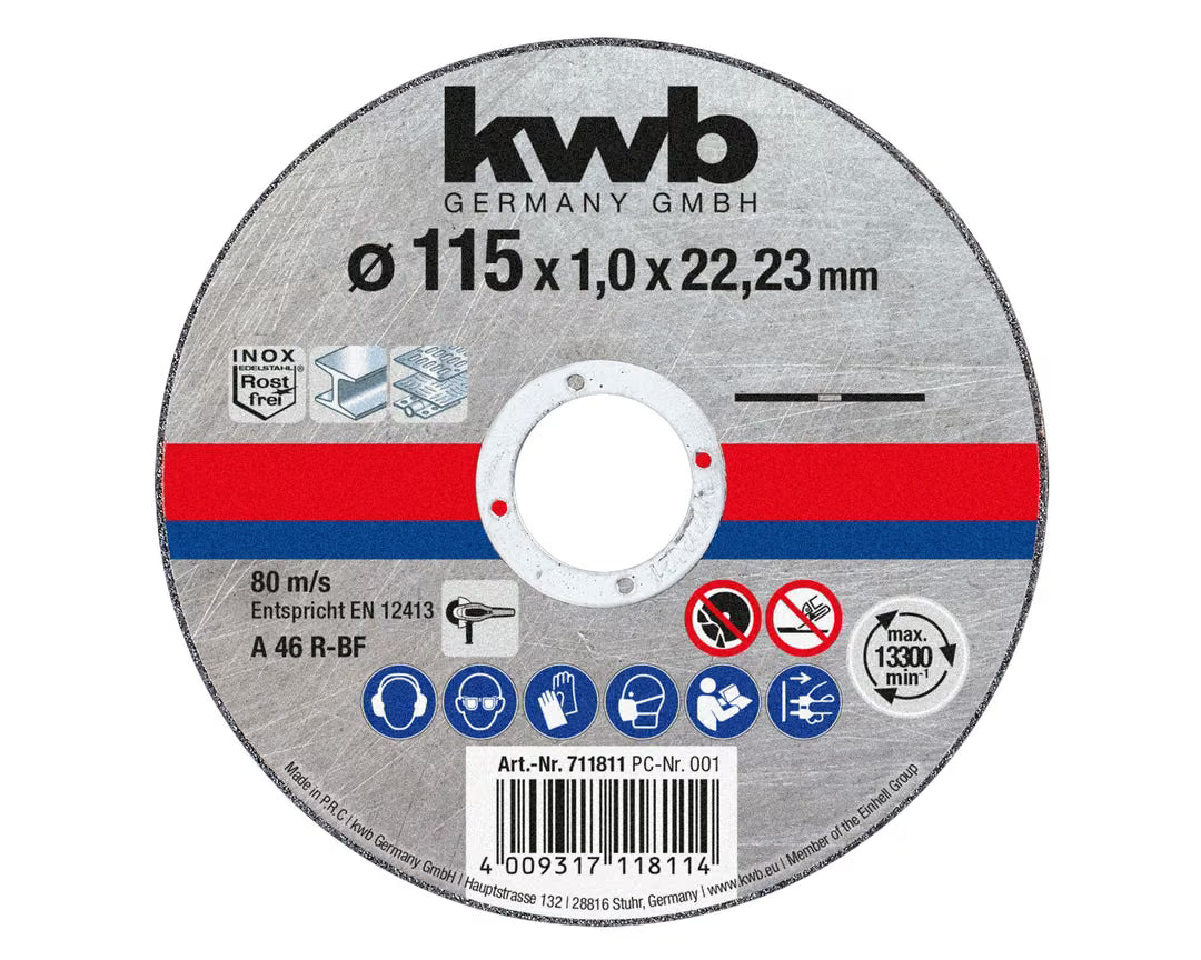 Disco corte metal 4 1/2''