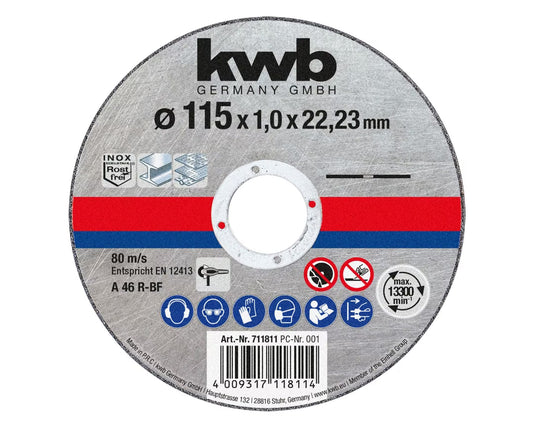 Disco corte metal 4 1/2''