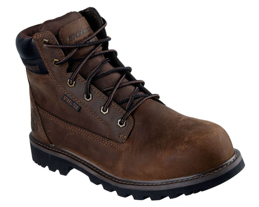 Zapato de seguridad Longrider café