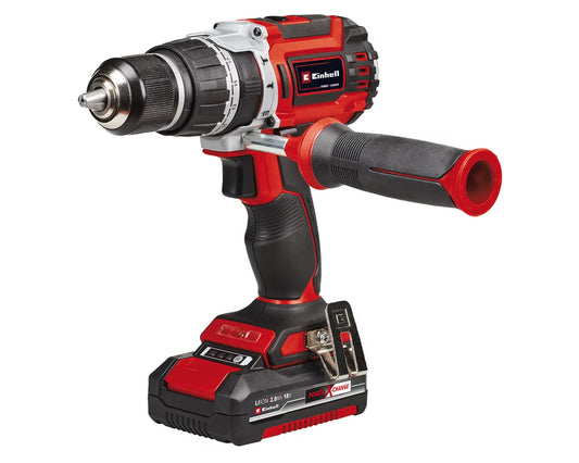 Taladro percutor inalámbrico 18/60 + batería 2.0 Ah + cargador