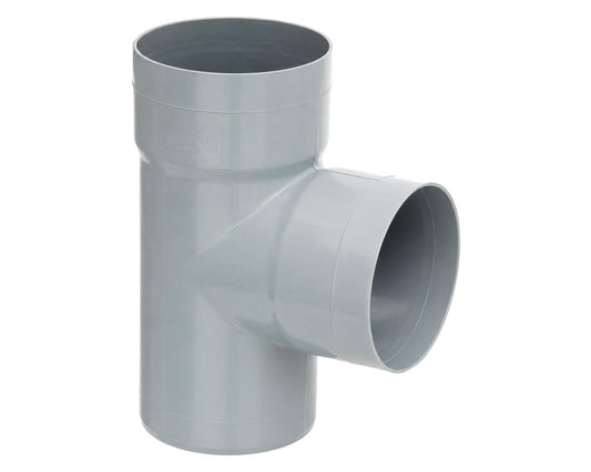 Tee sanitario gris 40x40 mm