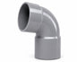 Codo pvc sanitario 40 mm