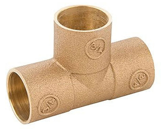 Tee de bronce 3/4" so so so