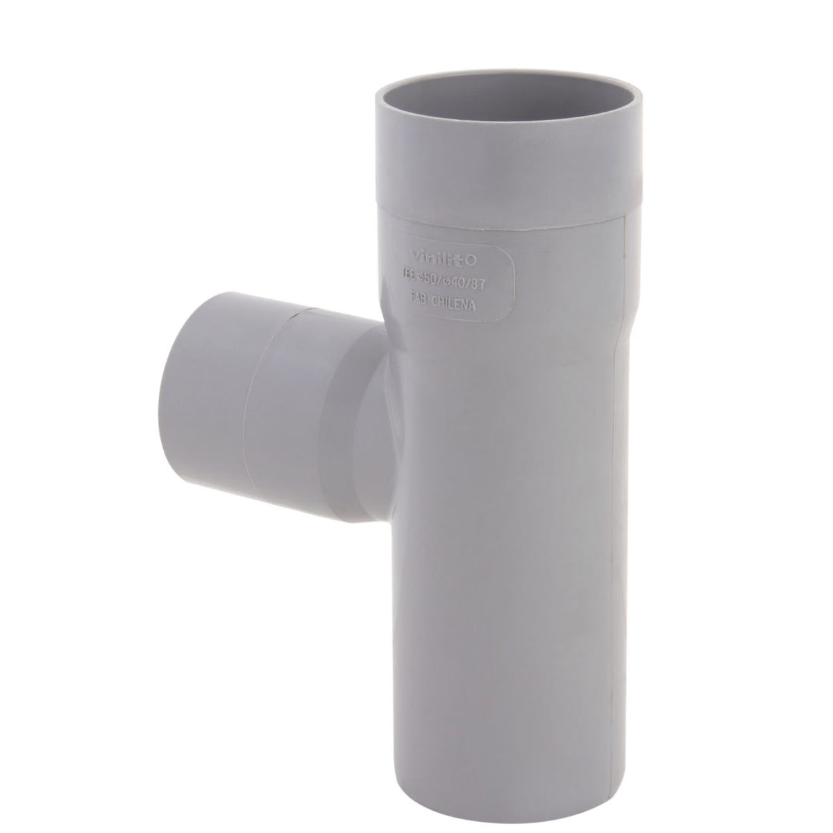 Tee reducción pvc sanitario 50 x 40 mm