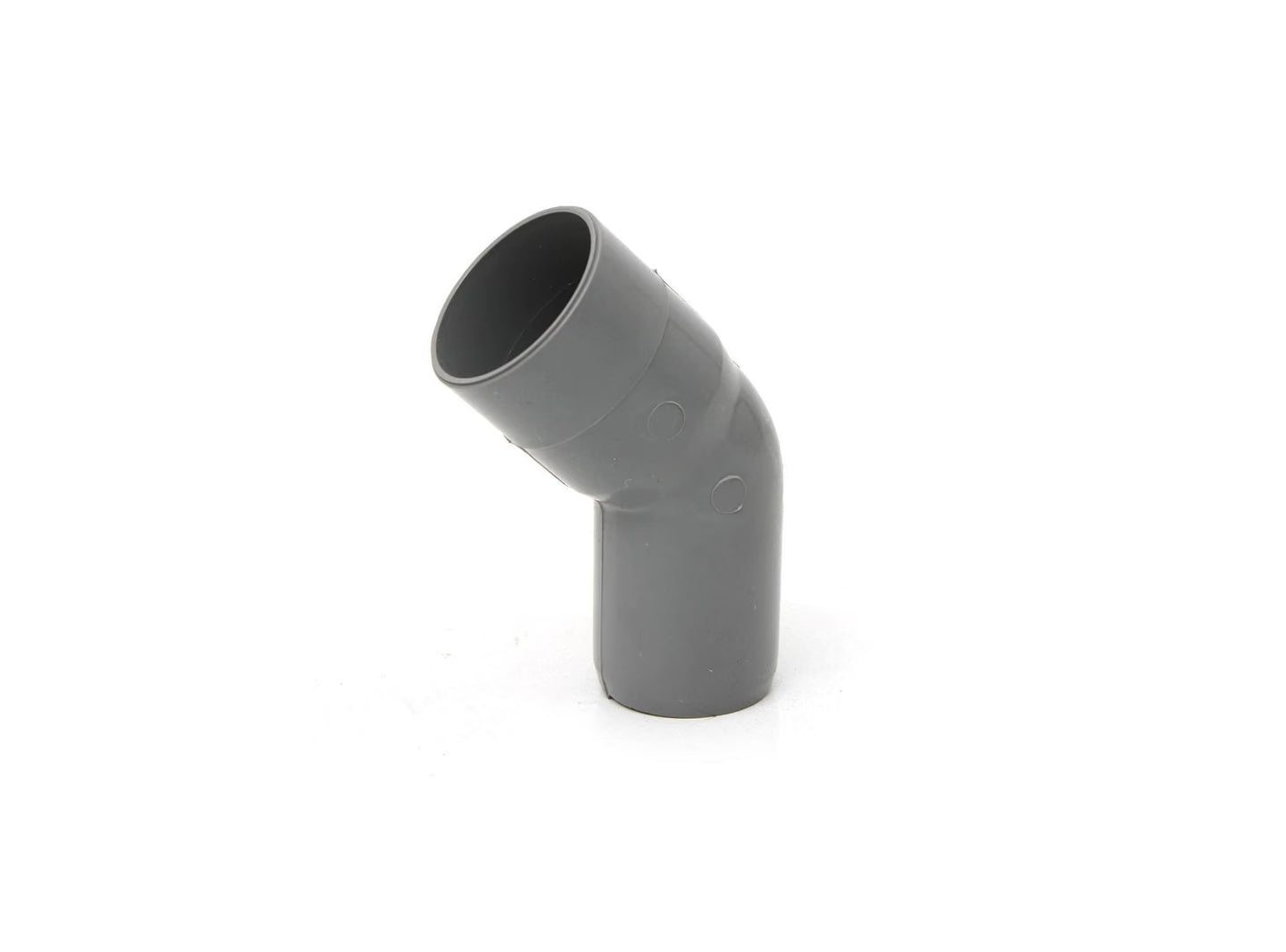 Codo pvc sanitario 40 mm 45°