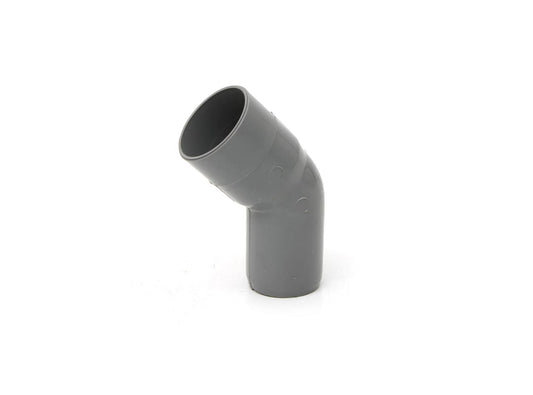 Codo pvc sanitario 40 mm 45°