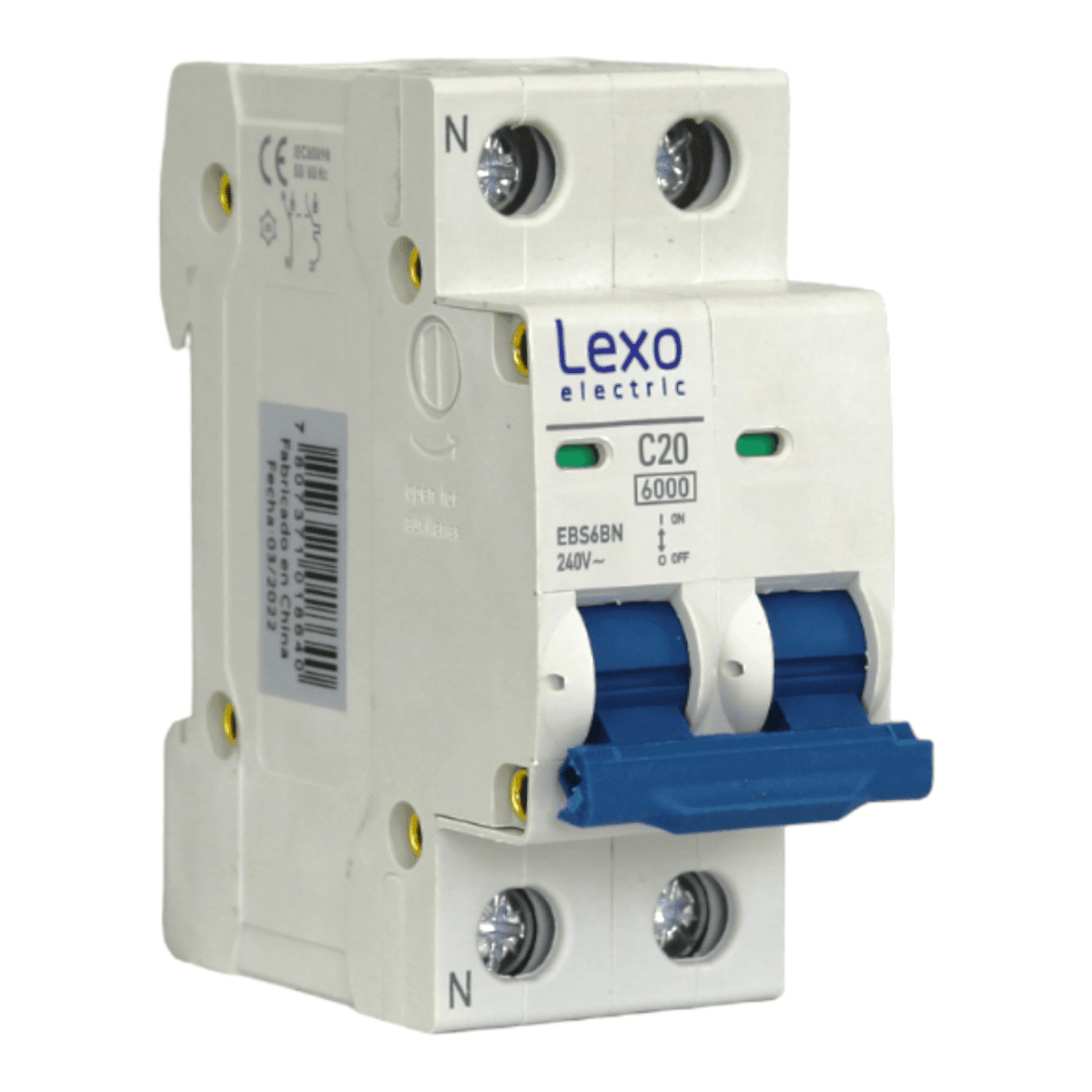 Automatico Bipolar 6KA Marca Lexo