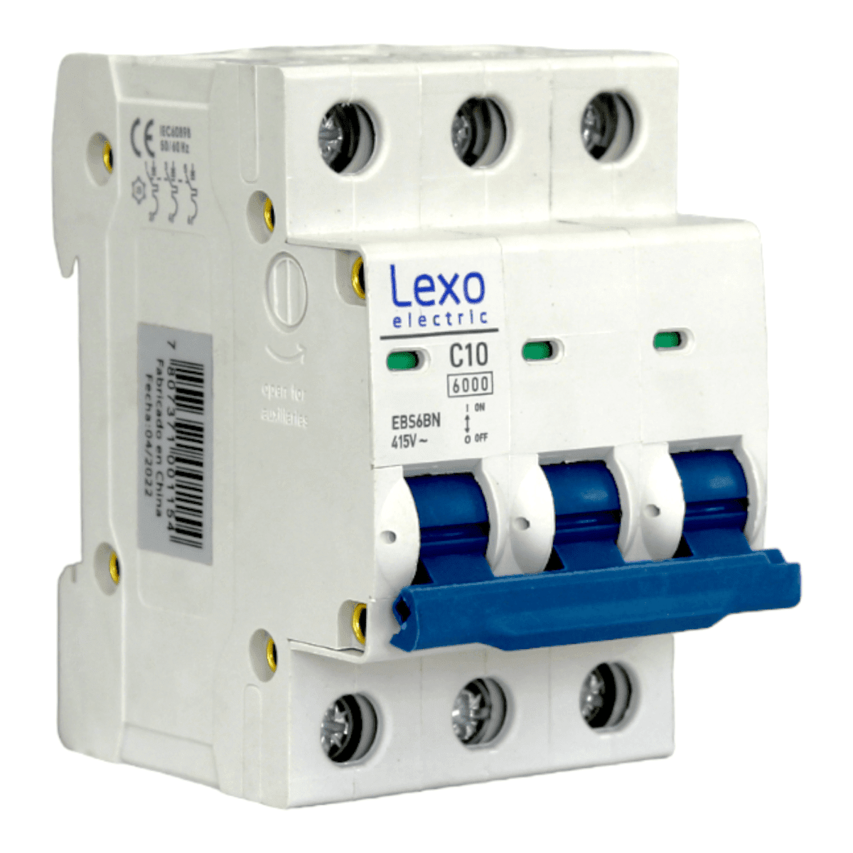 Automatico Trifásico 6KA Marca Lexo
