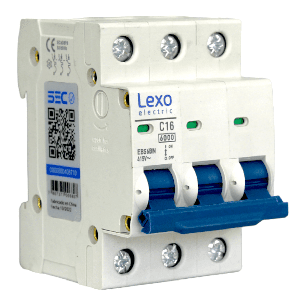 Automatico Trifásico 6KA Marca Lexo