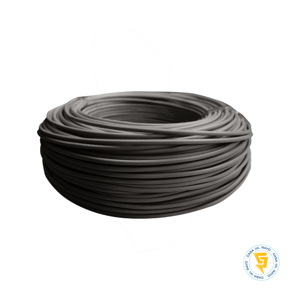 Cable evaflex 1.5mm 100 metros negro