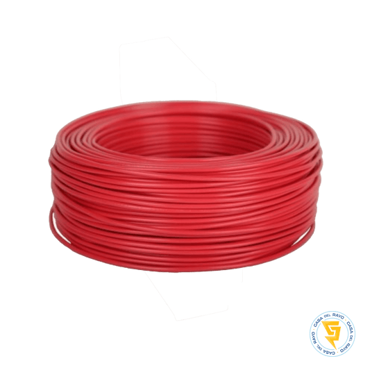 Cable evaflex 2.5mm 100 metros rojo