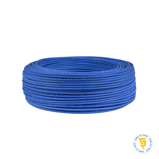 Cable evaflex 2.5mm 100 metros azul