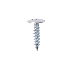 Tornillo cabeza lenteja 8mmx1/2'' punta fina 100 unidades